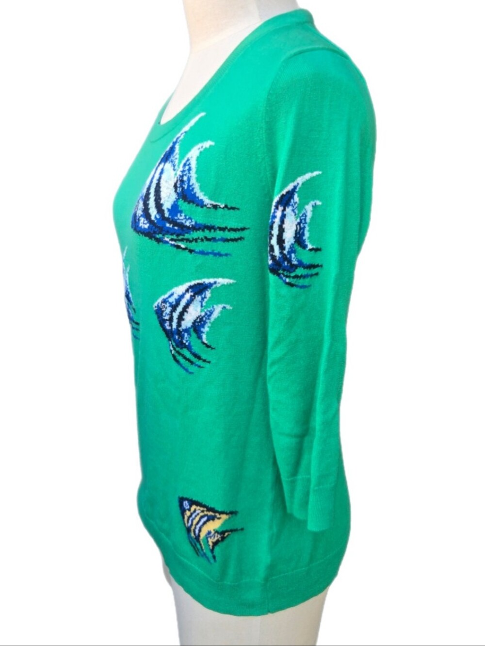 Talbots Angelfish Crewneck Sweater - Picture 3 of 9